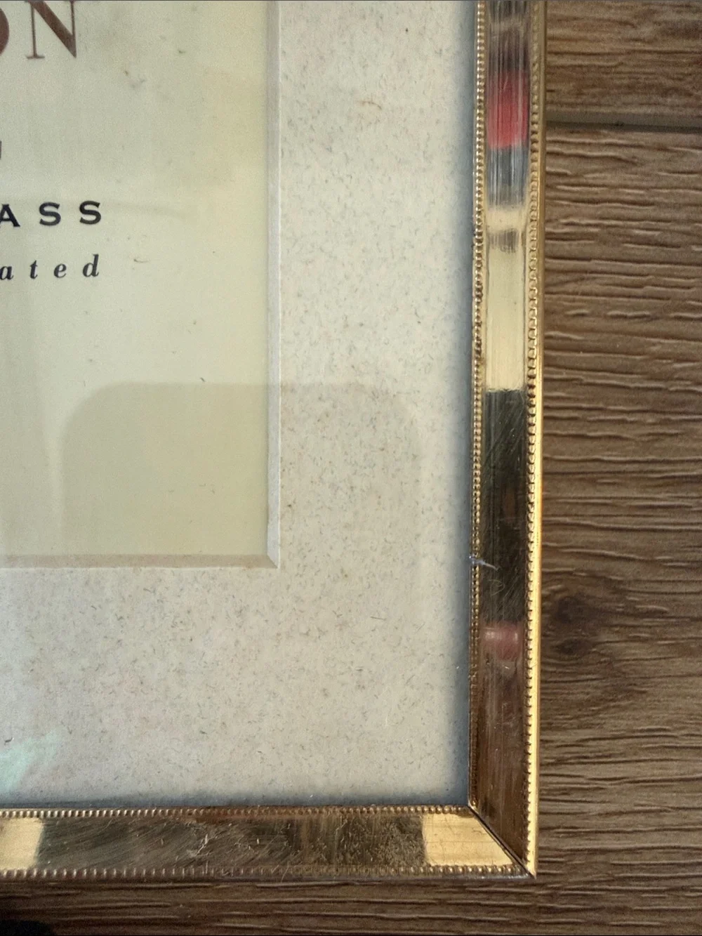 Vintage Brass and Gold Picture smaller Frames